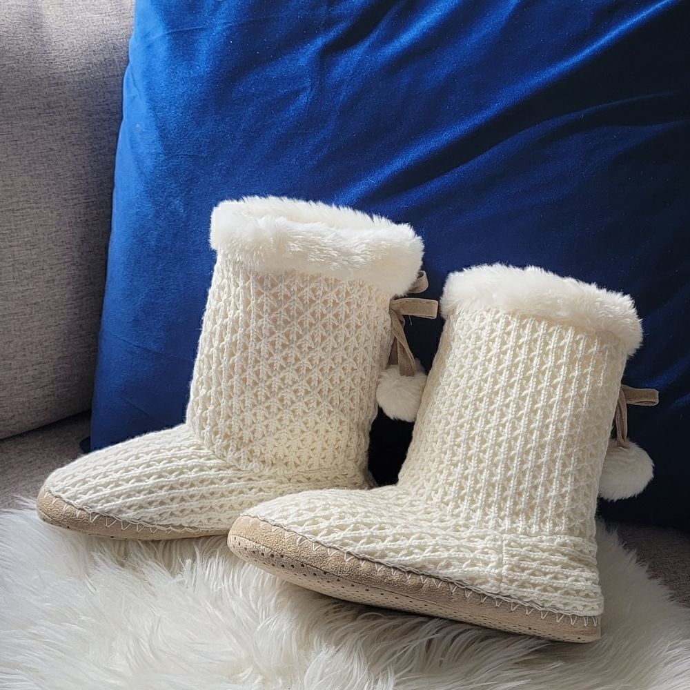 Target knit winter boots 